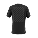 BANG JUICE T-Shirt Black Print Caution Stripes Merchandise